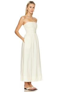 Платье миди dominquez Faithfull The Brand, желтый