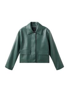 Куртка межсезонная MANGO Sabina, зеленый