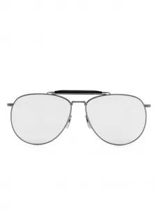 Солнцезащитные очки-пилоты Thom Browne, серый