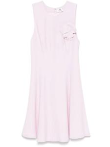 Платье мини из крепа Elisabetta Franchi, розовый