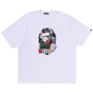 Футболка BAPE Shark Seijin Photo Print Relaxed Fit Tee 'White'