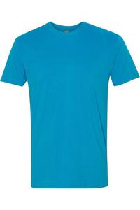 Футболка унисекс из замши Next Level, бирюзовый