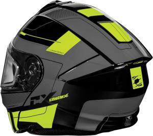 Шлем Castle X CX935 Raid в глянцевом корпусе, черный / зеленый