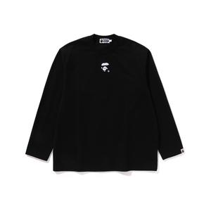 Футболка Bape Ape Face с длинными рукавами A BATHING APE, черная