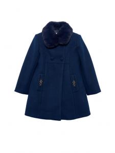 Демисезонное пальто regular fit 5846 Abel & Lula, синий