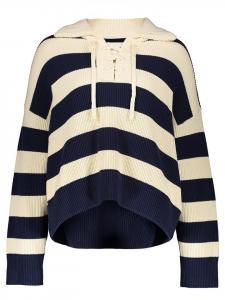 Свитер темно-синего/кремового цвета Gant