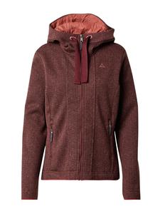 Schöffel Флисовая куртка 'Aurora' для спорта в цвете Wine Red, Light Red