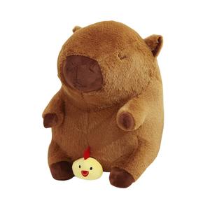 Капибара маленький цыпленок сопливый вытягивающийся, текущие сопли помпонные куклы плюшевые куклы 25см/35см/45см высота Princess lovers