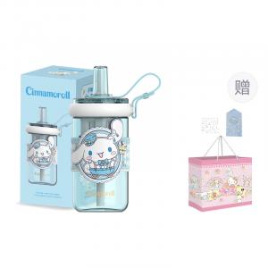 Sanrio Хелло Китти, коллаборация, Куро Ми, Синнаморолл, коллекция, пластиковый стакан с трубочкой 660 мл