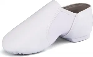 Кожаные джазовые туфли Linodes Unisex 006 с верхом из искусственной кожи на удобной подошве для женщин и мужчин, белый