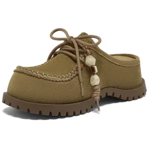 Сланцы с закрытым носком на резиновой подошве Women's BASTO, коричневый