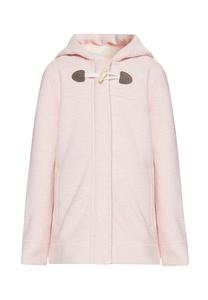 Флисовая куртка Schmuddelwedda Strickfleecedufflecoat Für Mädchen, цвет Pastellrosa Melange