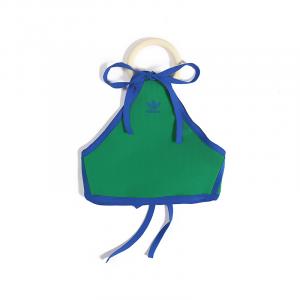 Хлопковая сумка обычная унисекс зеленая Adidas Originals