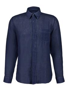 Льняная рубашка 120% Lino, синий