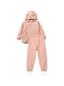 Комплект с принтом вишен в форме сердца Liewood, розовый