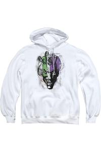 Толстовка с капюшоном Batman Joker Airbrush для взрослых Gildan, белый