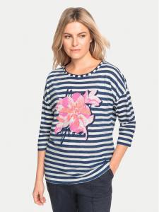 Блузка обычного кроя 11105053 Olsen, синий