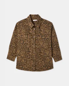 Женский джинсовый пиджак из хлопка Couchel, коричневый