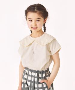 Футболка с воротником-рюшами Ever Closet, цвет Ivory