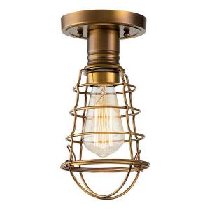 Потолочный светильник Elstead Mixon, сталь - латунь