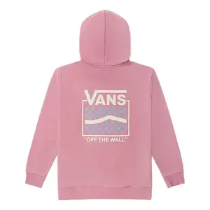 Толстовка graphic hoodies 'pink white blue' Vans, розовый