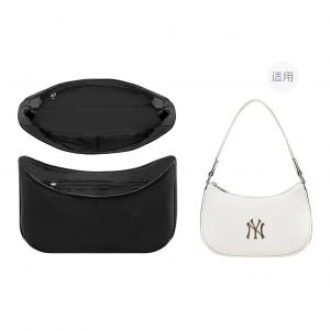 Lan Bao Fan Металлическая сумка для женщин с жемчужной цепочкой, MLB Shoulder Bag-Black Dralon Liner[Bag Not Included]