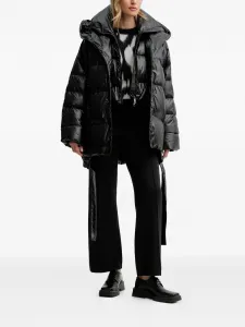 Куртка с капюшоном и поясом Mmc Studio, черный