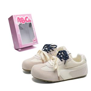 ABCIO Женские красные повседневные низкие кроссовки Balance с устойчивостью к истиранию и дышащим эффектом, цвет Red