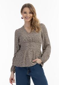 Блуза usha Blouse, Beige Mehrfarbig/Beige