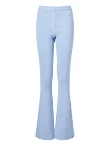 Брюки в рубчик Courrèges, синий