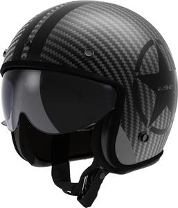 LS2 of601 bob ii carbon star jet helmet