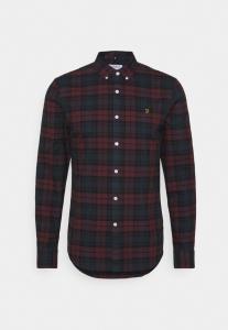 Рубашка BREWER SLIM FIT CHECK SHIRT Farah, красный