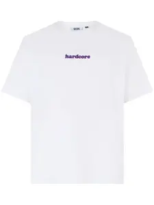 Футболка с вышитым логотипом GCDS, белый