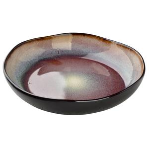 Тарелка Mondex BASIC NATURE, черный - керамика - 23 x 5 x 23 см