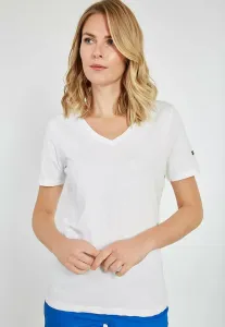 Футболка с принтом col v léger Armor Lux, Blanc