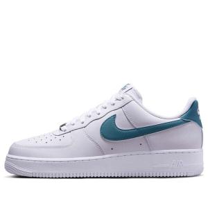 Кроссовки air force 1 low '07 'white green' Nike, белый