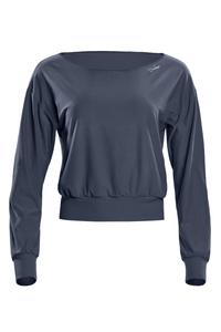 Лонгслив Winshape Functional Light and Soft Cropped Long Sleeve Top LS003LS, антрацит