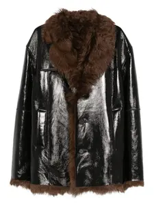 Куртка с меховым воротником Diesel, черный