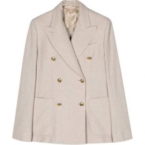 MaxMara Двубортный пиджак Max Mara Vanadio, Almond Beige