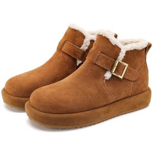 Теплые износостойкие зимние ботинки, увеличивающие рост, женские D:FUSE SCANDINAVIA, Camel