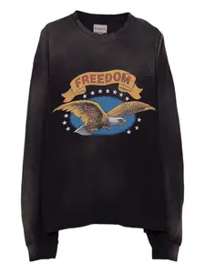 Толстовка с графичным принтом Kamiya, черный