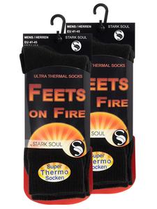 Носки Stark Soul Thermo 2er Pack FEETS on FIRE, черный