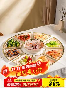 Ceramics Набор тарелок для семейных встреч круглые столовые приборы домашние миски и тарелки полный комплект из 9 предметов камелия подарочная коробка