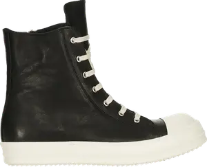 Кроссовки Rick Owens Lido Sneakers 'Black Milk', черный