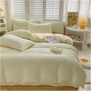 YUSIWOAL Комплект постельного белья с мягким чехлом для одеяла и покрывалом