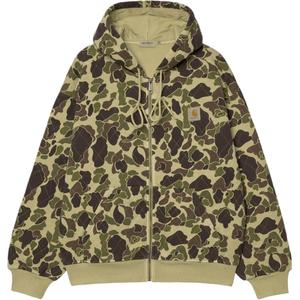 Куртка FW25 Hooded Vista Quilted Sweat Jacket Unisex Carhartt WIP, зеленый