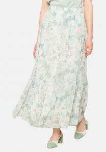 Юбка макси LONG FLORAL PRINTED LolaLiza, светло-зеленый