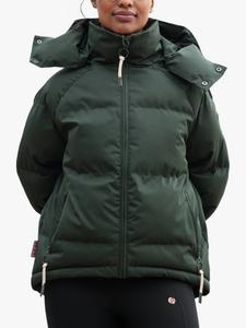 Утепленное пальто-кокон ACAI, Woodland Green