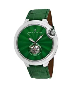 Мужские автоматические часы Cyclone с черным циферблатом - cv0149 Christian Van Sant, black