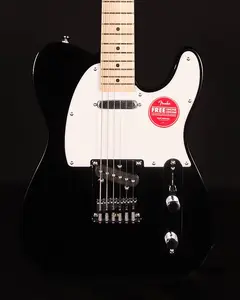 Squier Sonic Telecaster, накладка из клена, черный